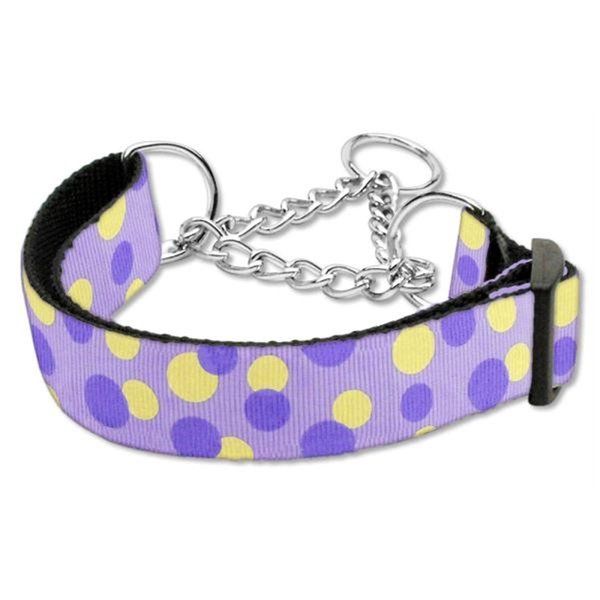 Unconditional Love Confetti Dots Nylon Collar Martingale Lavender Large UN954975